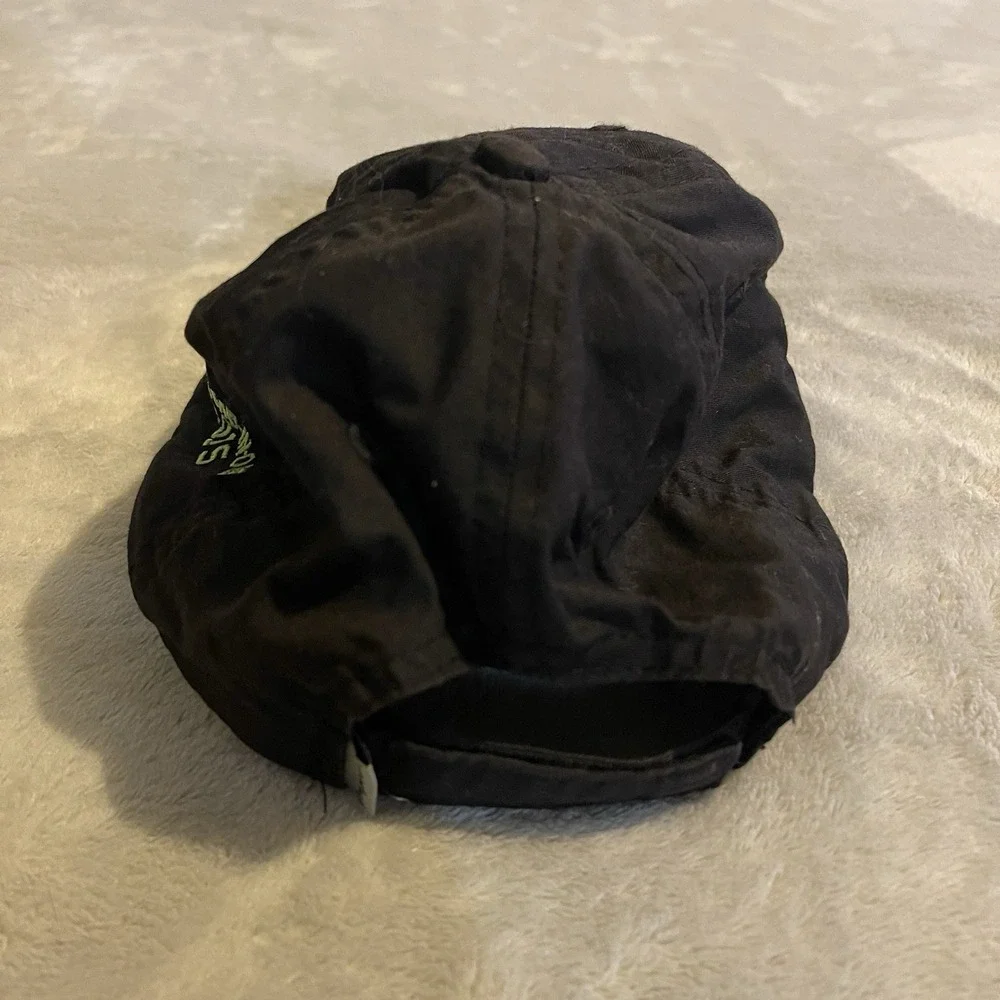 Las Vegas Hat Men One Size Black Baseball Cap Adjustable Workout Lightweight Gym